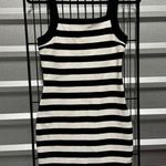 Juicy Couture  Striped Embroidered Black & White Dress size XS Photo 0