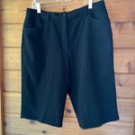 Monterey Club Black Dress Golf Shorts Size 12 Photo 0