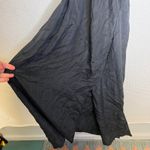 Reformation  Large Black Maxi Dress Halter Neck Sleeveless Formal Party‎ Cocktail Photo 5