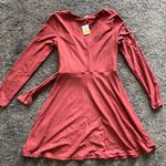 Boutique planet gold ring faux wrap dress Size Large  Photo 2