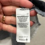 Smartwool  Heathered Gray Cuffed Short Sleeve Button Front Polo Shirt Size Small Photo 3