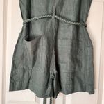 Joie  Linen Button-Front Romper - Size M - NWOT Photo 6