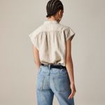 J.Crew New Capitaine shirt Baird McNutt Irish linen Flax Medium NWT Quiet Luxury Photo 2