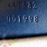 Gucci GG DENIM Marmont Camera Bag with floral embroidery and interior Photo 11