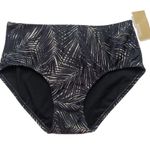 Michael Kors Women's SMALL Logo Ring Shirred Tankini Swimsuit 2 Piece Set NEW Photo 3