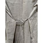 Vintage Holte Linen Dress Lagenlook Beige Apron Long Minimalist Size 2 Tan Photo 3