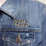 House of Blues Embroidered Jean Jacket large Blue Photo 1