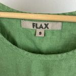 Flax  100% Linen Green Sleeveless Blouse Tank Top S Photo 3