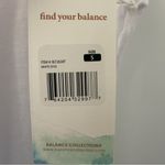 Balance Collection  White Heathered Mesh Tank Top Shirt Blouse Size Small S Yoga Photo 2