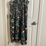 Cider Woven Sweetheart Floral Midi Dress Size 1XL Black Photo 5