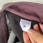 EXPRESS Faux Leather Y2K Straight Womens Pants Sz 4 Burgundy Mob Wife edgy Vegan Photo 7