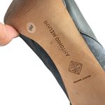 Antonio Melani Gray Leather Suede Ankle Booties Heel Boots 9M Photo 8