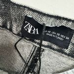 ZARA  Black Stone Wash Denim Skirt Photo 2