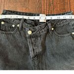 Princess Polly Xena Long Denim Shorts Black Size 2 Photo 5