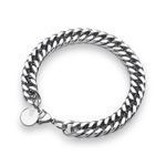 Link Chain Bracelet for Men Women Streetwear Unisex Style Silver Photo 0