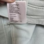 Pilcro Anthropologie  Script Garment Dyed Raw Hem‎ Denim 31 Light Green Photo 5