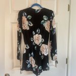 Kendall + Kylie  Long Sleeve Shorts Romper
Black w/floral print. Size Small Photo 7