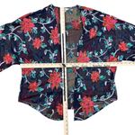 Chenault Women's Floral Embroidered Sheer Mesh Swim Coverup Kimono Size L Size L Photo 8