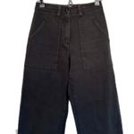 Aritzia Wilfred Free Modern Utility Black Straight Leg Denim Jeans Photo 1