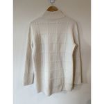 Akris Punto Cream Tonal Intarsia Check Turtleneck Size 6 Workwear Copy Photo 1