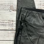 Athleta all over gleam tights leggings faux leather size medium Photo 3