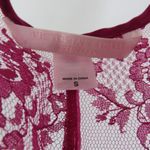 Victoria's Secret  Very Sexy Lace Teddy Slip Raspberry Pink Small Photo 3