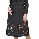 Tahari Elegant Black Belted Dress Photo 4