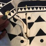 J.Crew  Women’s Shorts Roller Girl Blue White Geometric 6 Photo 5