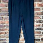 J. Jill Black Ponte Stretch Knit Slim Leg Ankle Dress Pants Women's Size Small Photo 0