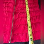 Michael Kors Vintage Red Zip Up Quilted Puffer Jacket Vest Size Small Photo 5