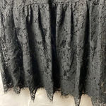 ZARA WO SIZE SMALL BLACK LACE FITTED DRESS BACK ZIPPER SLIP LINING CLEAN Photo 2