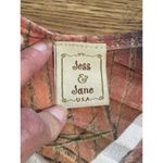 Jess & Jane Womens Tunic Top Size XL Pleated Asymmetrical Hem 3/4 Sleeve Peacock Photo 2