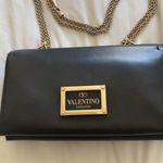 Valentino Garavani Valentino Va Va Voom Stud Black Lambskin Crossbody Gold Chain Bag Celebrity Photo 3