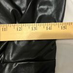 SheIn black faux leather bodysuit In medium Photo 5