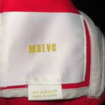 Anthropologie MAEVE Bow Dress, Red Mini Size 2 Photo 7