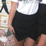 Missguided Black Envelope Skort Photo 0