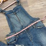 Paige  distressed zip front overalls‎ Photo 6