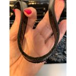 Nine & Co. Embossed Roses Dual Handle Strap Shoulder Bag Black Photo 6