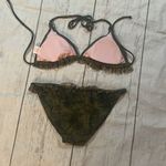 Xhilaration  dark green two piece swimsuit Photo 3