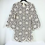 Zimmermann  Ottie Lace Shift Mini Dress Cream Black US 4 NWT AU 0 Photo 2