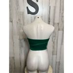 Green tube top size small Photo 3