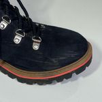 Torrid Faux Suede Sweater Knit Hiker Ankle Boot Navy Blue-7W Photo 6