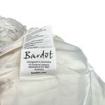 Bardot Lace Sheath Dress Crochet Sleeveless White Size US 6 Small Photo 12