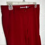 Betabrand Women’s Red Dress Yoga Pants Straight Leg Medium Petite Photo 3