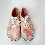 Vans Off The Wall Pink Tie Dye Low-Top Skater Shoes Sneaker Womens Size 8.5 Photo 2