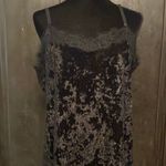 Crushed velvet Black tank top Photo 0