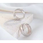 Boutique Adjustable 6mm Silver Ring Band S925 Stacking Thumb Minimalist Open NEW Photo 10