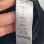 Buffalo David Bitton Black Trench Moto Jacket Wool Blend Faux Leather Trim XS Photo 11