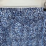Chico's Activewear Skort Womens 2 12 Blue Polyester Abstract Print Pockets NEW Photo 1