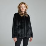 wilson's leather Black Reversible Jacket – Faux Fur & Leather – Women’s Size M Photo 2